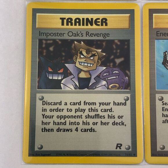 Pokemon Vintage Card Trainer Lot F - Picture 4 of 10